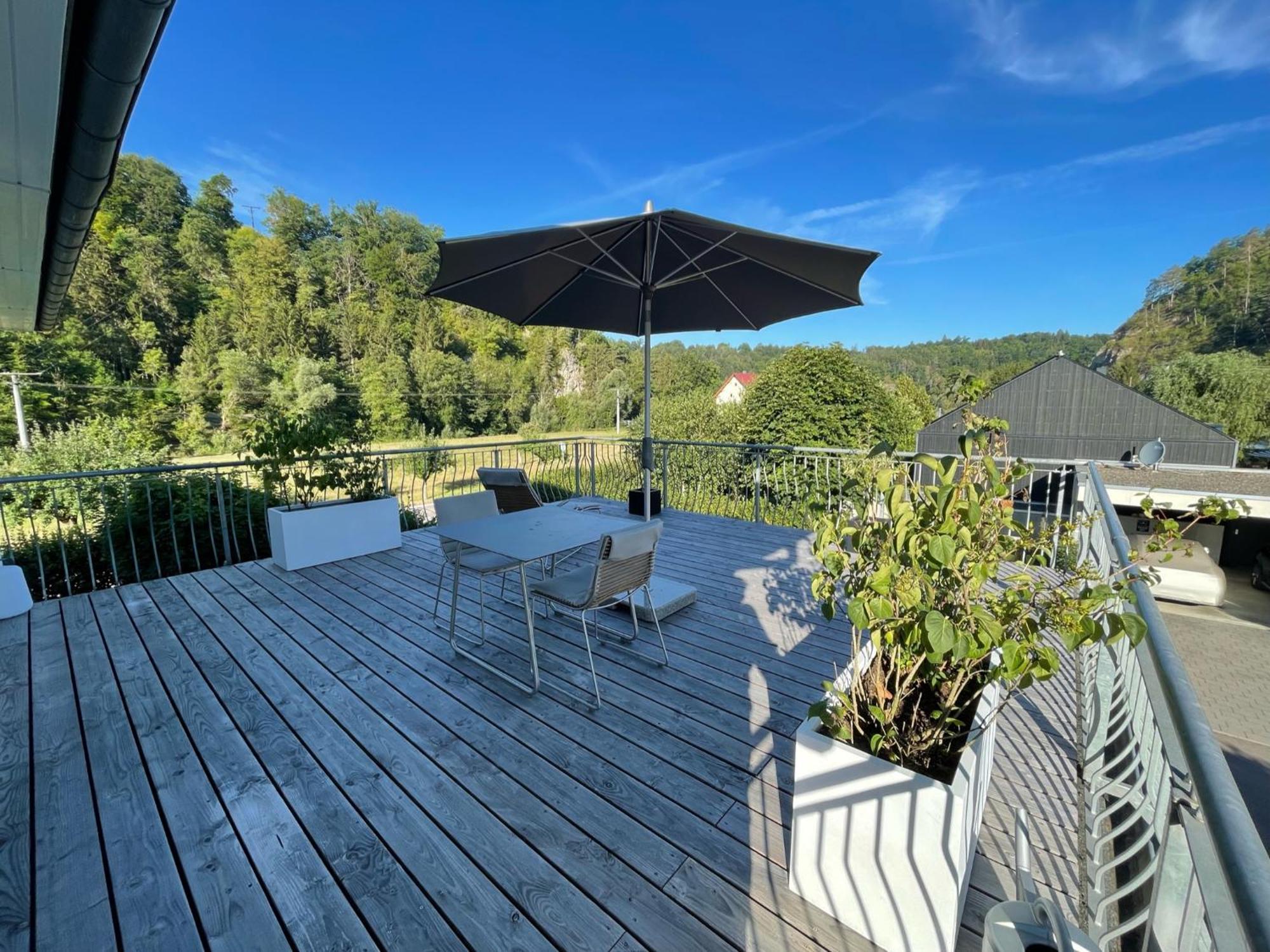 Stilvolle Wohnung Fuer 2-3 Personen - Mit Riesiger Dachterrasse Haigerloch 外观 照片
